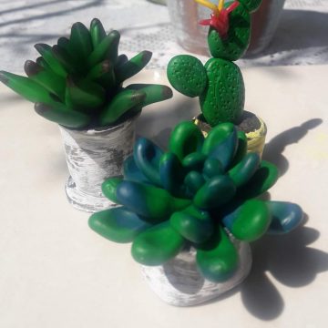 Arcilla polimérica - Cactus