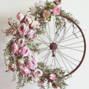 Arte Foamy - Flores en rueda